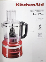 KitchenAid KFP0718ER 7-Cup Food Processor Empire Red - £110.76 GBP