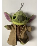 Stitch Yoda Plush Badge &quot;Star Tours The Adventures Continue&quot; Tokyo Disne... - $407.31 MXN