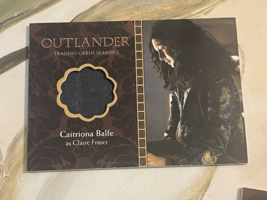 Outlander Season 2 wardrobe card M16 Caitriona Balfe as Claire Fraser - $98.99
