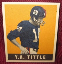 1997 Leaf Reproduction Promo Mini #22 Y.A. Tittle PROMO/1948 New York Giants - £3.93 GBP