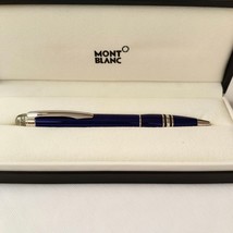 Montblanc Starwalker Cool Blue Ballpoint Pen with Platinum Trim - $609.64