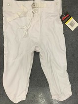 Wilson Performance Football Pant W/snaps Youth White X Large YXL No Pads NEW - £6.25 GBP