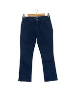 Ann Taylor Loft Jeans Womens 26 2 Blue Modern Kick Crop Stretch Denim Boho - $27.77 CAD