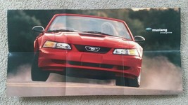 1999 Ford MUSTANG POSTER Brochure with GT / CONVERTIBLE - $16.82