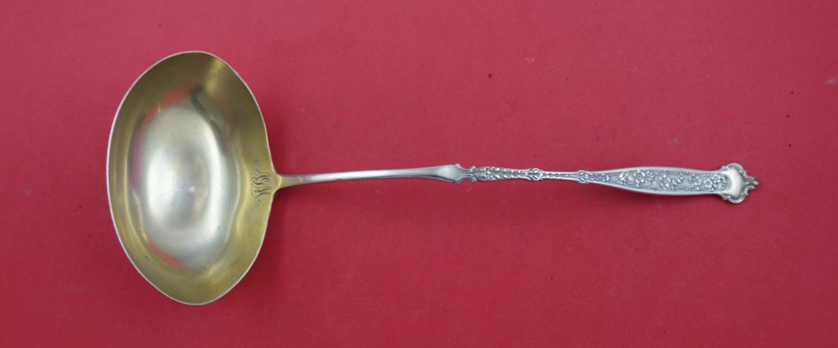 Dresden by Whiting Sterling Silver Bouillon Ladle GW 9&quot; - $385.11