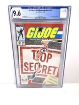 GI Joe A Real American Hero 93 cgc 9.6 Snake Eyes Face Revealed Marvel White Pag - £103.35 GBP