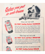 1948 Du Pont Automotive Supply Advertisement Cleanser Rust Inhibitor F15U2 - $458.41 MXN