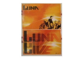 Luna 2 Sided Poster Luna Live Gold Band Shot - $13.49