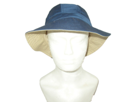 Physician Endorsed Blue Tan Reversible Sun Hat UPF 50+ One Size B Zee - £12.70 GBP