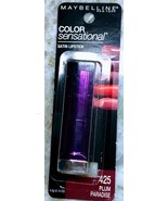 Maybelline Color Sensational Satin Lipstick 425 Plum Paradise. ShipN24Ho... - $29.58