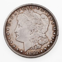 1898-S Argento Morgan Dollaro IN Extra Sottile XF Condizioni, Simpatica Cerchio - £259.77 GBP