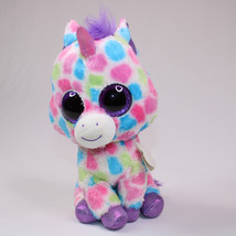 Ty Beanie Boos Wishful The Unicorn Plush Toy Stuffed Animal 2014 With Ta... - $8.56