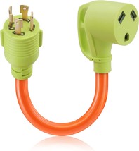 Flameweld Generator Adapter Cord - Nema L14-30P Twist Lock Male, Grass Green - £27.17 GBP