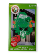 Merry Grinchmas Grinch LED Light Show Projector Whirl A Motion Outdoor L... - £17.92 GBP