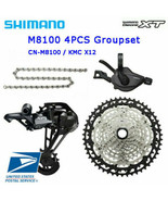 SHIMANO DEORE XT M8100 4PCS Groupset 1x12 Speed 45T / 51T MTB - $341.59 CAD
