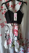 New With Tags Kensie Girl Women&#39;s Black White Dress Size XS - $40.00