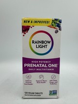 Rainbow Light High Potency Prenatal One Daily Multivitamin 120 Vegan Tablets - £11.41 GBP