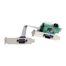 Startech PEX2S953 2-PORT PCI EXPRESS RS232 SERIAL CONTROLLER CARD 16950 ... - $95.48