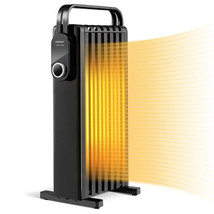 1500W Electric Space Heater Oil Filled Radiator Heater with Foldable Rac... - £111.39 GBP