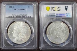 1884-O $1 Morgan Silver Dollar PCGS MS64 - £141.05 GBP