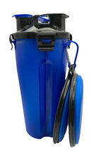 Dual Travel Bottle and Bowl for Pets Blue NEW - $18.04