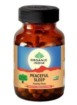 Lot of 2 Organic India Peaceful Sleep 120 Capsules USDA GMO Ayurvedic Nature-... - £20.94 GBP