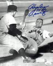 Howard &quot;Hopalong&quot; Cassady signed Ohio State Buckeyes B&amp;W Baseball 8x10 Photo 55- - £54.31 GBP