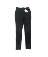 NWT Mud Pie Lively Moto Black Knit Leggings Womens XS - $19.79