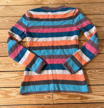 Garnet hill Women’s stripe cashmere sweater size XS Multicolor D11 - £19.54 GBP