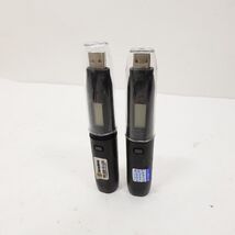Lot of 2 Lascar EL-USB-2-LCD Temperature Humidity Data Loggers w/ Caps C... - $71.99