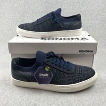 Sonoma Shoes Men’s Size 12 Casual Knitted Sneakers Otholite Insoles Navy New - £26.49 GBP