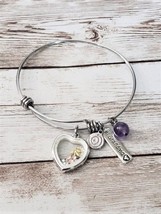 Bracelet / Bangle - Grandma with Heart Charm - £10.38 GBP