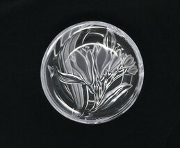 Mikasa Brand ~ Parisian Iris ~ 5&quot; Round Candy Dish ~ Clear ~ Cut Glass ~... - $35.00