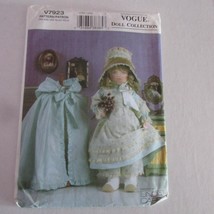 Historical Doll Clothes Pattern, Vogue 7923, Linda Carr 2004 - $12.00