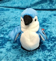  ROCKET: The BlueJay Bird TY Beanie Baby w/tags (5.5 inch)  Stuffed Anim... - $37.88 MXN