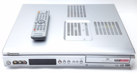PIONEER DVR-233-S DVD Player Recorder Silver DVDR W/ Power Cord &amp; Remote... - $73.59
