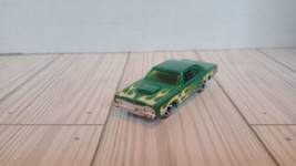 Hot Wheels 2016 Hw Flames &#39;69 Dodge Coronet Super Bee (Green) #94 - £1.57 GBP