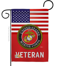 US Marine Corps Veteran - Impressions Decorative Garden Flag G142617-BO - £15.66 GBP