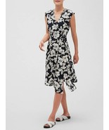 Banana Republic All Seasons Midi Wrap Dress Floral Dress NEW MSRP $99 Si... - $52.56 CAD