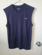 Champion Mens SMALL Navy Blue Sleeveless Shirt - £7.75 GBP