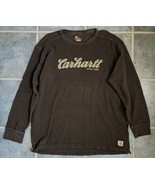Carhartt Thermal Shirt Mens Size XL Waffle Knit Relaxed Fit Long Sleeve ... - $326.21 MXN