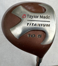 TaylorMade 10.5 Driver Titanium R-80- Plus Graphite RH Wood Bubble Shaft - £29.61 GBP