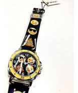 Superior Trenz Emojicon Reloj de Pulsera, Negro - $150.34 MXN