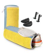 LDYDGQMY Shoe Washing Machine Bag Yellow 15in with 2 Adjustable Shoe Trees - $34.70 CAD
