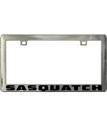 Sasquatch Bigfoot Yeti Skunk Ape chrome license plate frame holder - $8.90