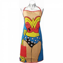 Wonder Woman Costume Kitchen Apron Multi-Color - £22.55 GBP