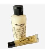 Philosophy Cinnamon Buns Shower Gel 4 oz and Lip Shine Gloss .5oz Set New - €59,13 EUR