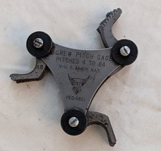 PEC Tools Screw Pitch Gage 4 to 84 Pitches 5651 Metal USA - $484.26 MXN