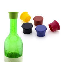 6PCS Reusable Food Grade Strong Sealing Silicone Wine Bottle Stopper - £9.09 GBP