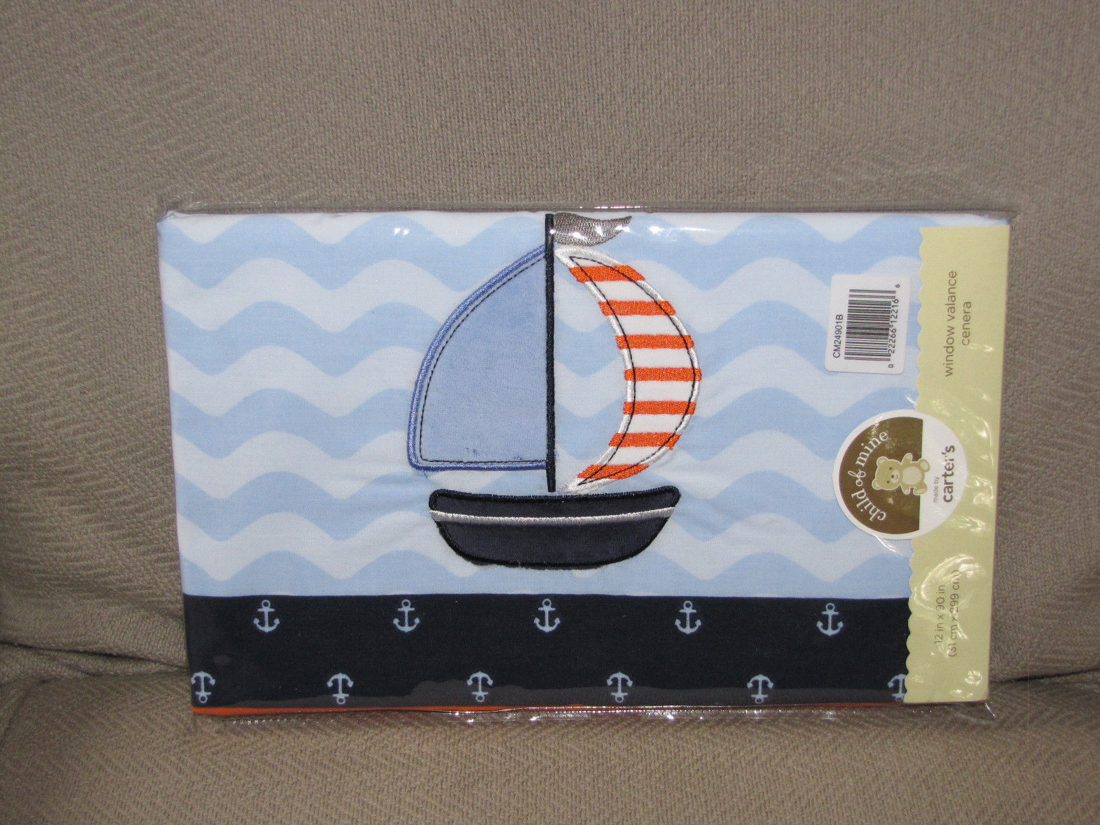 Child of Mine by Carter's Captain Cutie Window Valance Sail Boat Sailboat NEW - $19.79